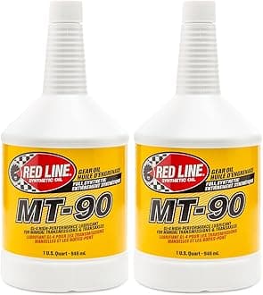 50304 MT-90 75W-90 GL-4 Manual Transmission and Transaxle Lubricant (MTL) - 1 Quart (2 Pack)