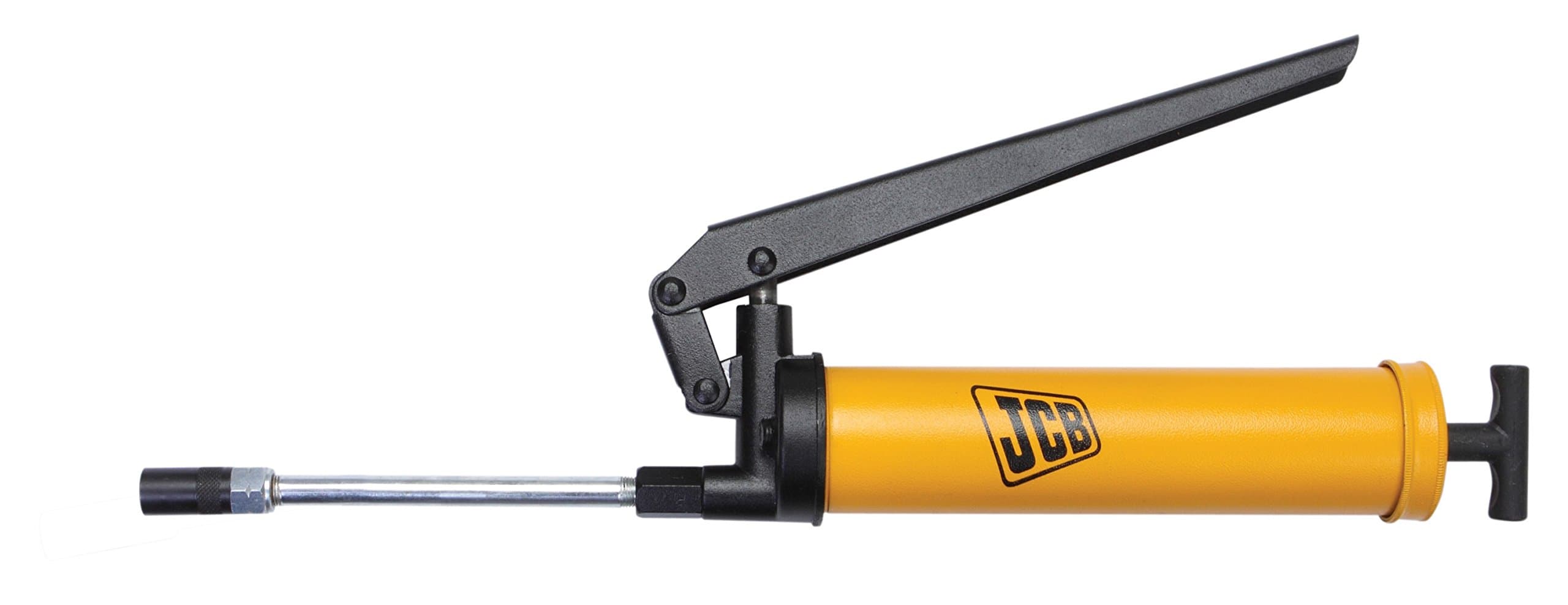 JCB Tools Mini Lever Grease Gun with Aluminum Die Cast Head Complete with Universal Nozzle with Rubber Seal, 22025947