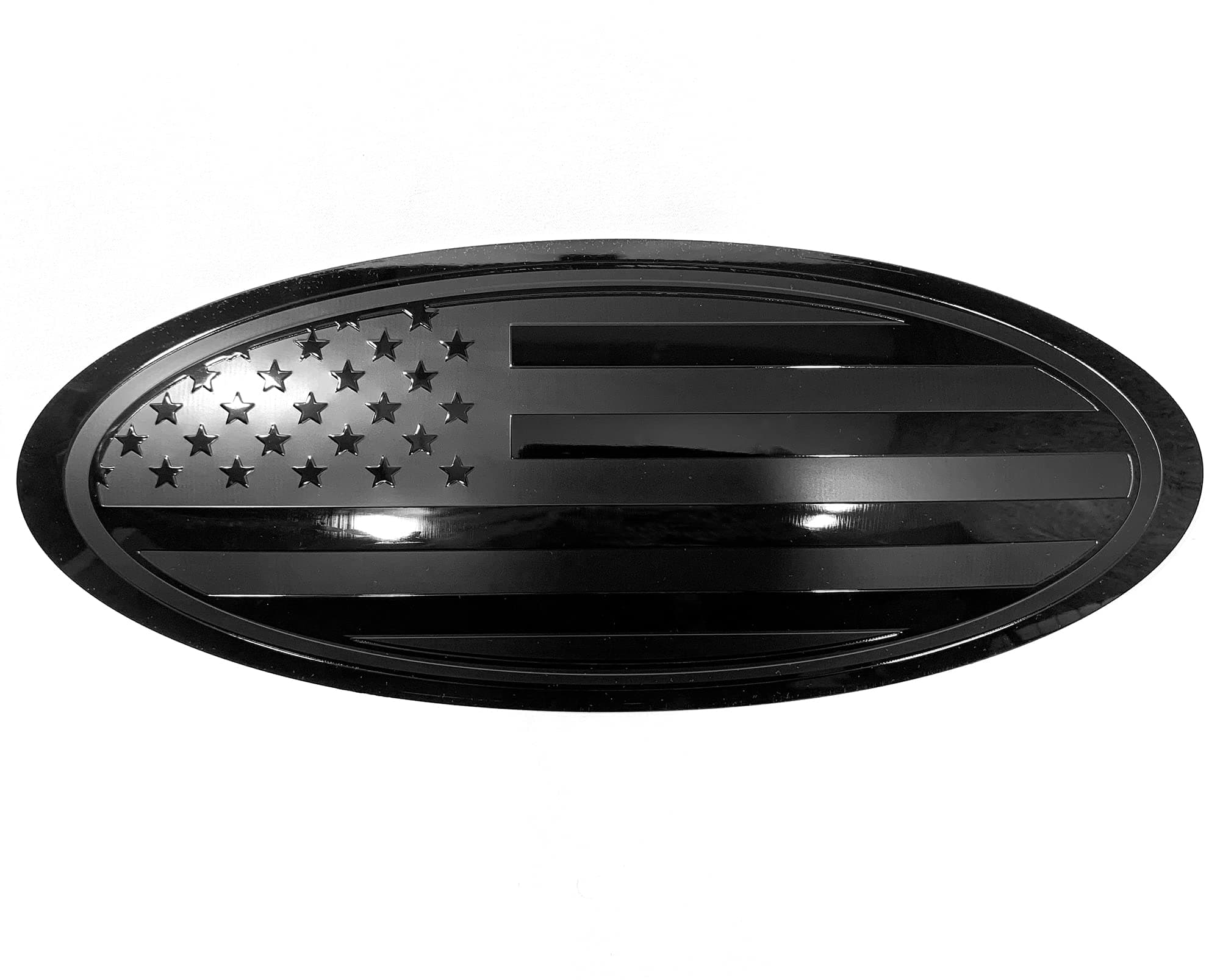 5 inch Overlay Tailgate Metal Emblem Compatible with Bronc Sport (Black, 5")