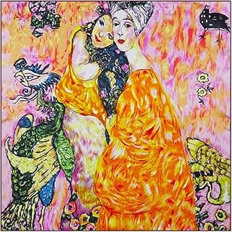 Grace Scarves100% Silk Scarf, Large, Artists Collection (van Gogh & Monet)