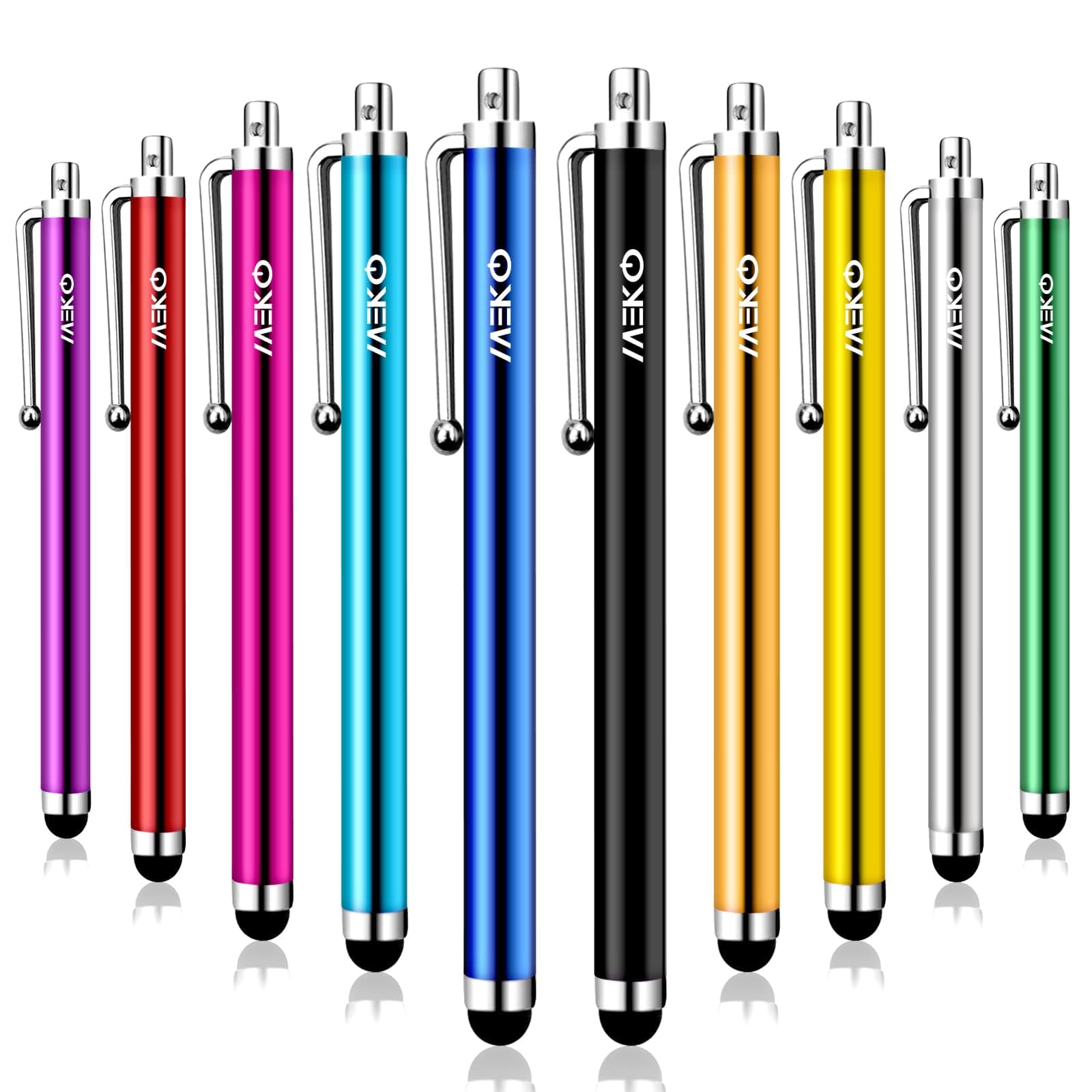 Stylus Pens for Touch Screens, MEKO 10 Pack Capacitive Stylus for iPad iPhone Tablets Samsung Galaxy All Universal Touch Screen Devices