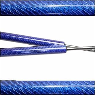 Hood Struts Compatible With Toyota Innova Zenix 3rd AG10 2023 2024 2025 Bonnet Modify Gas Spring Lift Support Shock Absorber Damper Prop Rod(Blue carbon fiber)