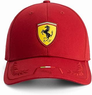 PUMA Scuderia Ferrari F1 Italian Stripe Cap - Red- One Size Fits Most