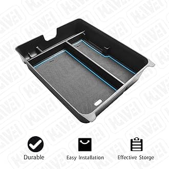 HGWEI Center Console Organizer Compatible with Honda Pilot 2023 2024 2025 / Ridgeline 2024 2025 / Passport 2024 2025 2026 Interior Accessories Insert Armrest Storage Box Tray, Blue