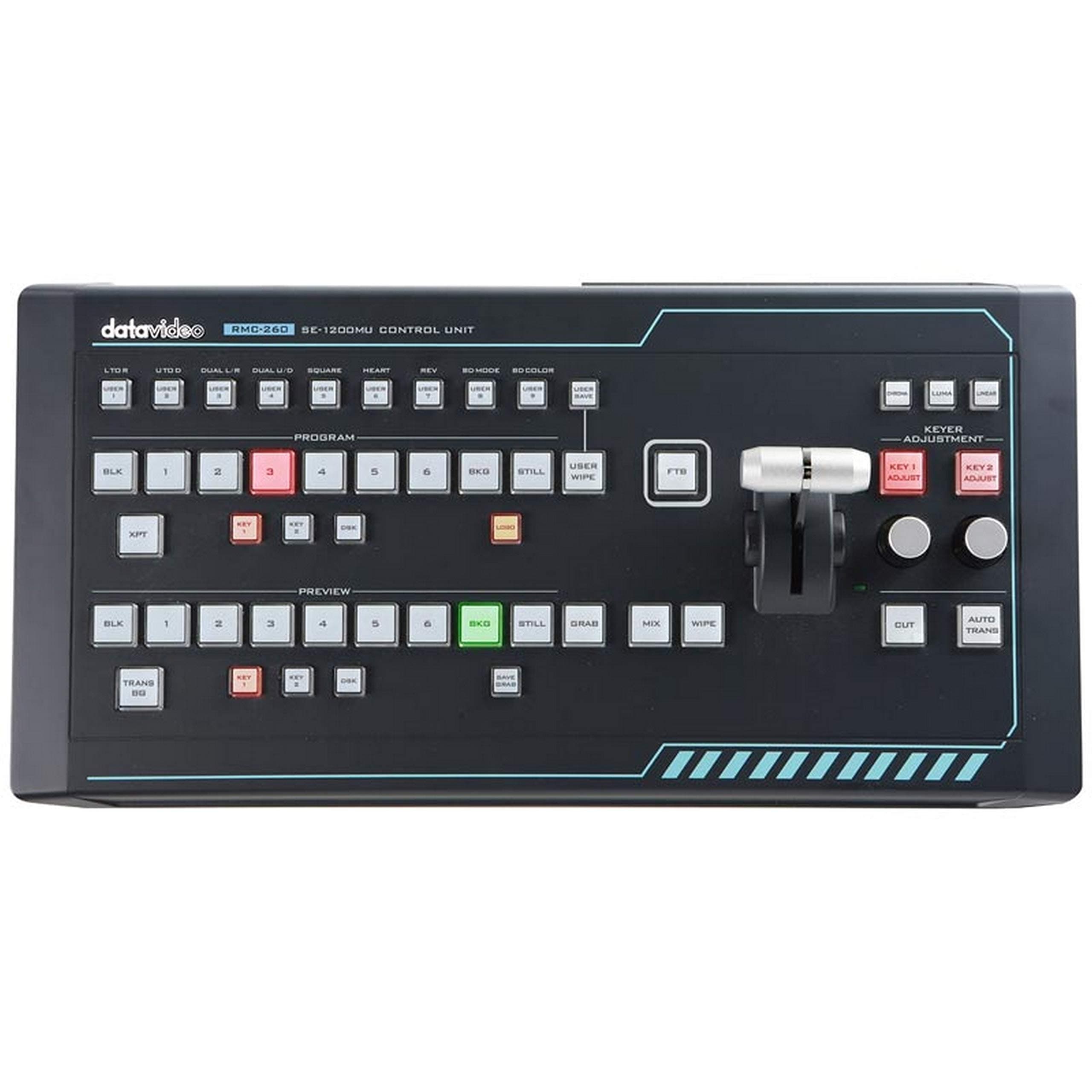 Datavideo SE-1200MU 6 Input Switcher with RMC-260 Controller