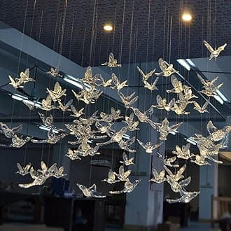 Ceiling Decoration Flying Bird Lifelike DIY Hanging Decorative for Kindergarten Shopping Mall Bedroom Party Christmas Tree