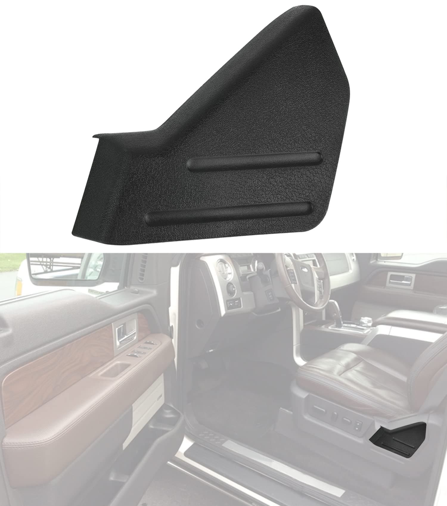 Replacement for Front Left LH Driver Seat Trim Cover Panel 2009-2014 Ford F-150 F150 9L3Z1661693CA