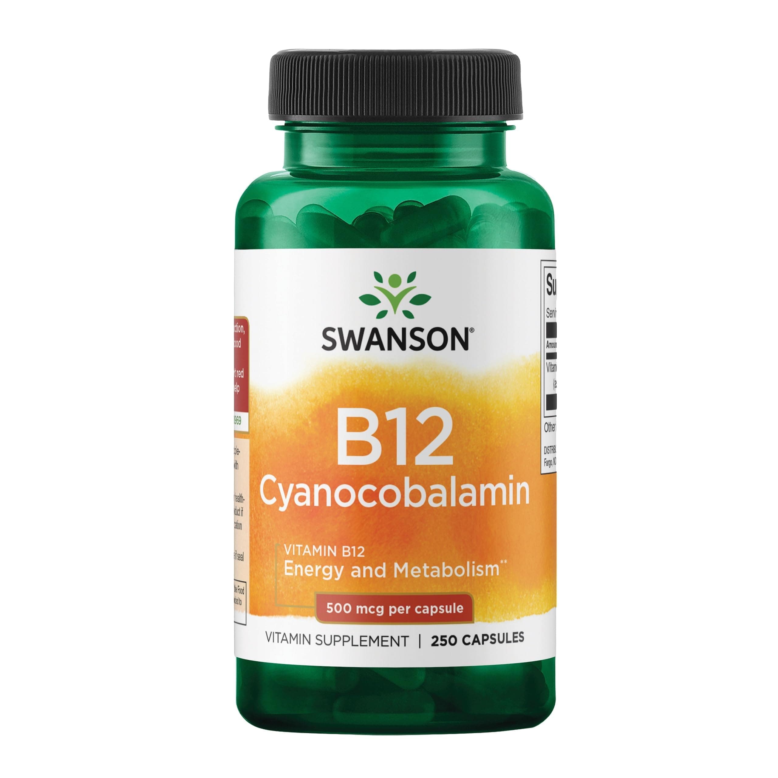 Swanson Vitamin B-12 500 Mcg 250 Capsules