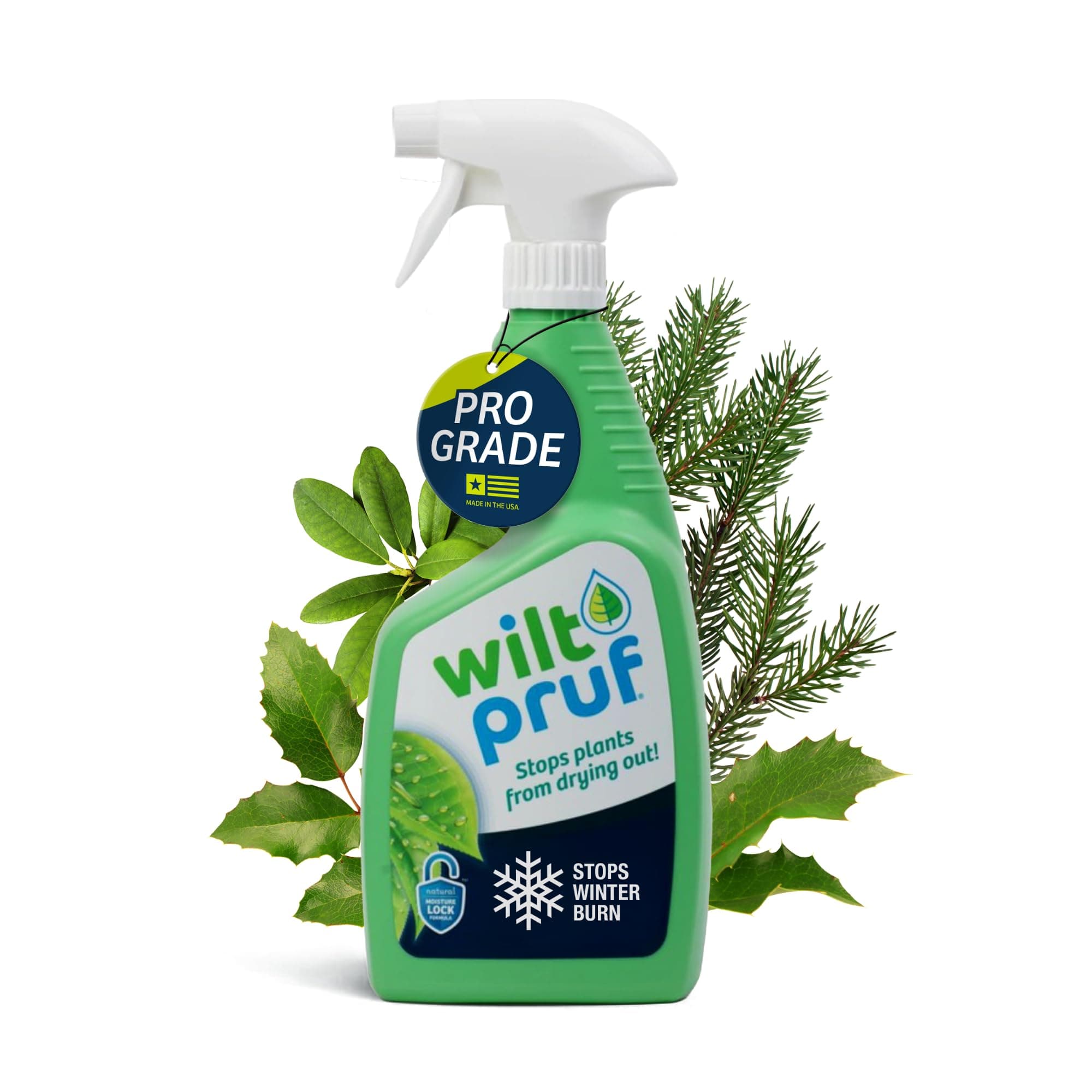 Original Winter Plant Protection | Ready-to-Spray | Maximum Strength Against Winter Burn/Damage | Replaces Burlap | Preserves Christmas Trees, Wreaths, Garland | Lasts up to 4 Mos | 32 oz