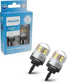 Philips automotive lighting Ultinon Pro7000 LED car signaling bulb (W21W white), 12V/24V