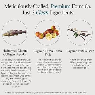 ENSANTE Premium Marine Collagen Peptides Powder, Clinically Proven for Anti-A...