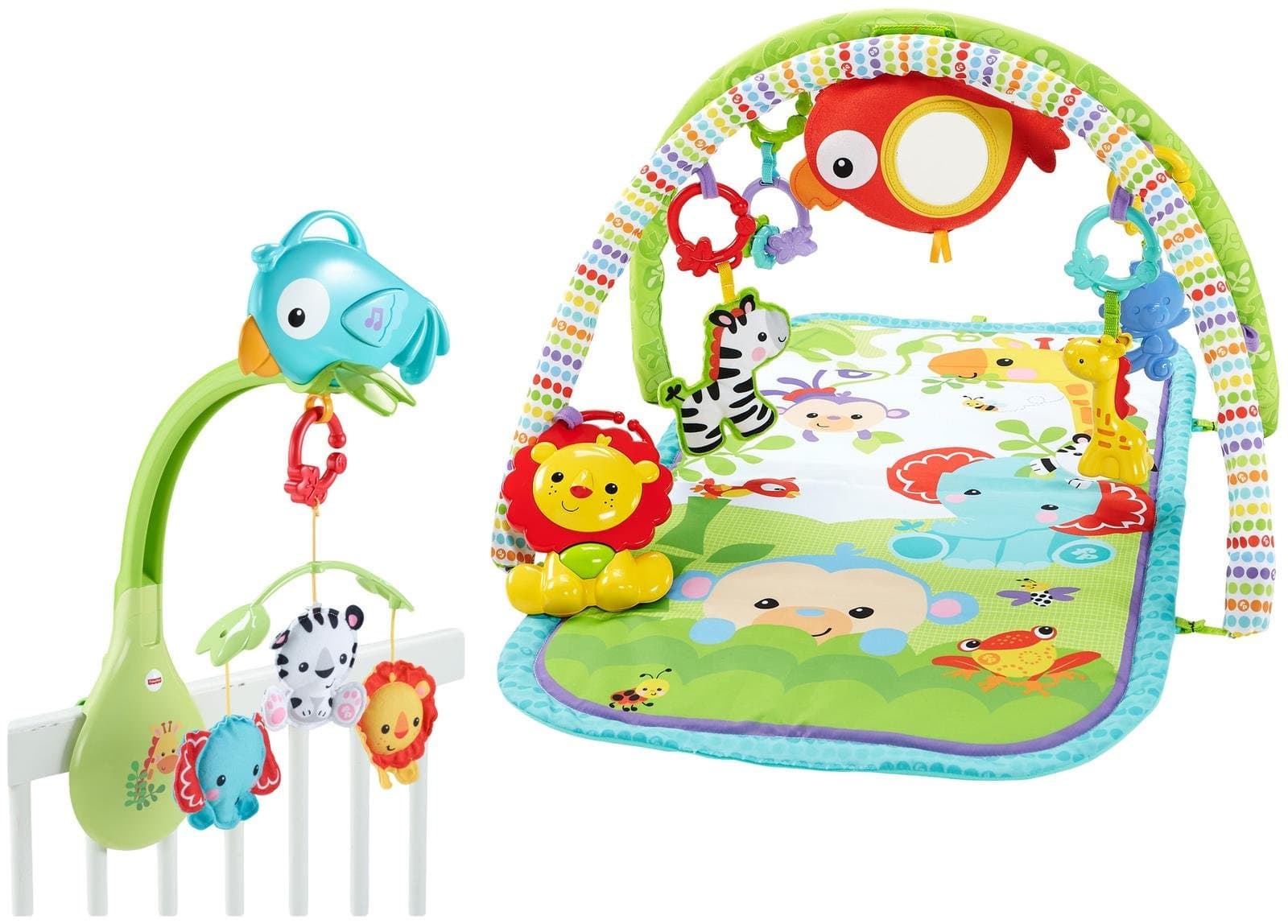 Fisher-PriceRainforest Gym and Mobile Gift Set