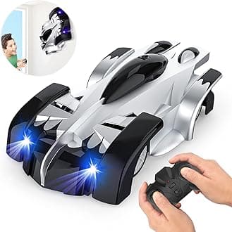 EpochAir Wall Climbing Remote Control Car Dual Mode 360° Rotating RC Stunt Cars with Headlight