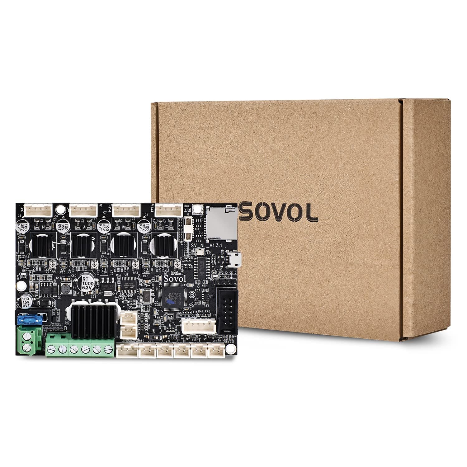 Sovol 32-bit Silent Motherboard, Silent Mainboard with TMC2209 Driver for Creality Ender 3 Ender 3 Pro Sovol SV06 SV06 Plus 3D Printer