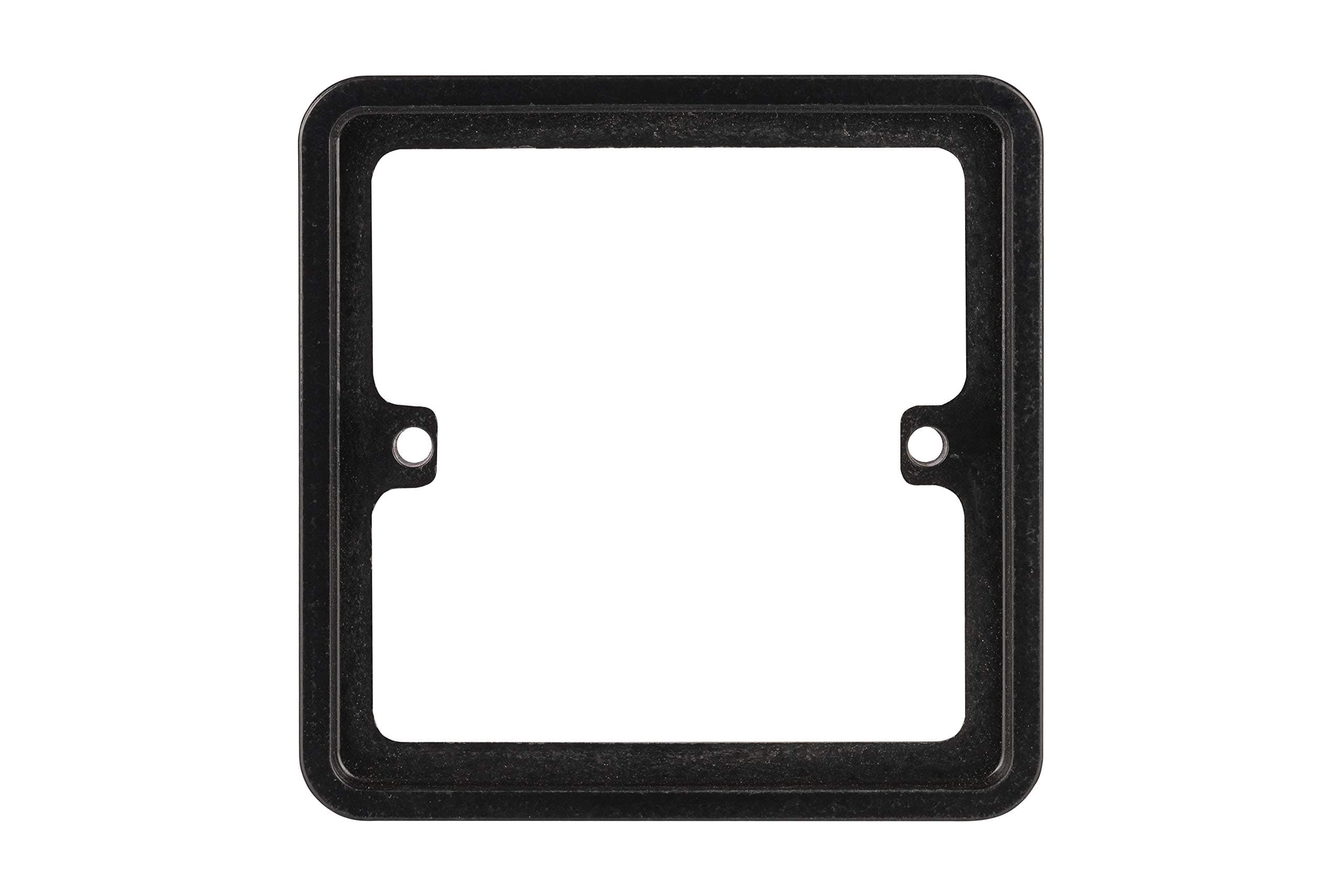Lisse Screwless Deco - Single Socket Spacer, GGBLSPC1BS, Black