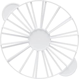 Ateco 1328 Cake Portion Marker, 14 or 16 Slices, Works for Cakes Up To 16-Inches Diameter, White