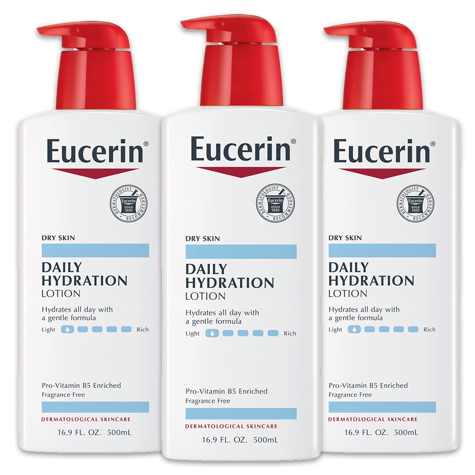 Eucerin Daily Replenishing Moisturizing Lotion, 16.9 Fl Oz