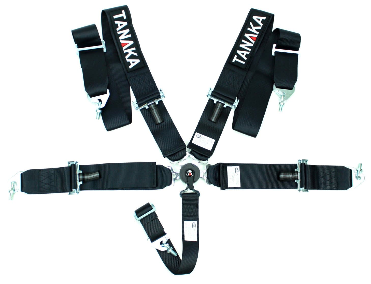 Tanaka Championship Series 5-point Camlock Pull-downRacing Harness 3" SFI 16.1 certified (For one Seat) (Black)