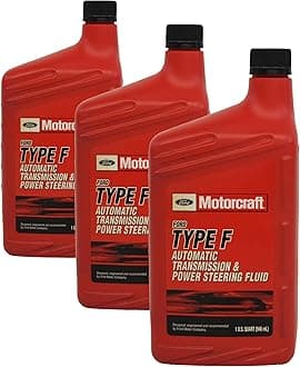 Ford Genuine Fluid XT-1-QF Type-F Automatic Transmission and Power Steering Fluid - 1 Quart (Pack of 3)