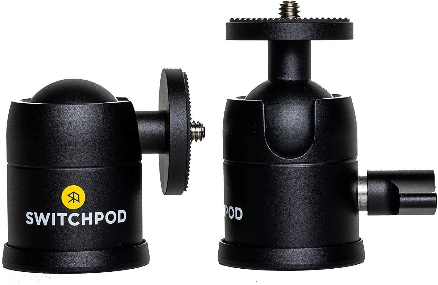 SwitchPod Ball Head Aluminum Mount 360 Degree Rotating with 90 Degree Portrait Tilt for DSLR Camera or Phone Adapter…