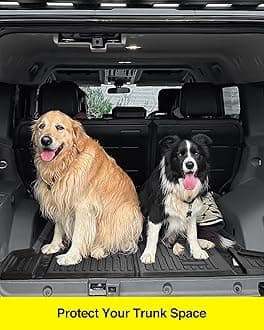 MrEvcars® Car Cargo Mat for Ineos Grenadier 2024 2025, All Weather TPE Rubber Trunk Liner for Grenadier Interior Truck Car Accessories, Black Cargo Liner Automotive Floor Mats for Behind 2nd Row