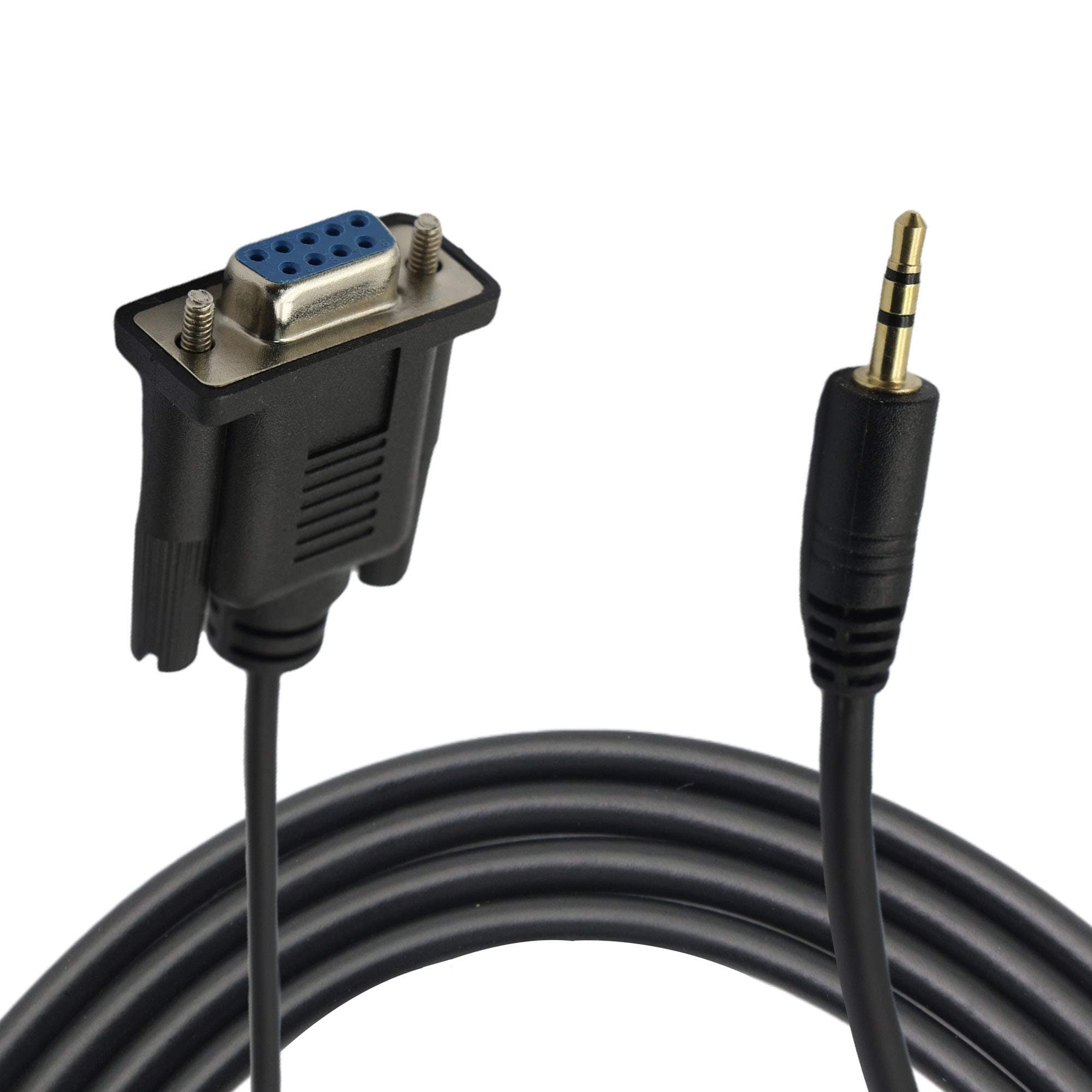 GINTOOYUN DB9 Female to 2.5mm,Stereo 2.5 mm Jack to DB9-F 9Pin RS232 Serial Port Converter Cable