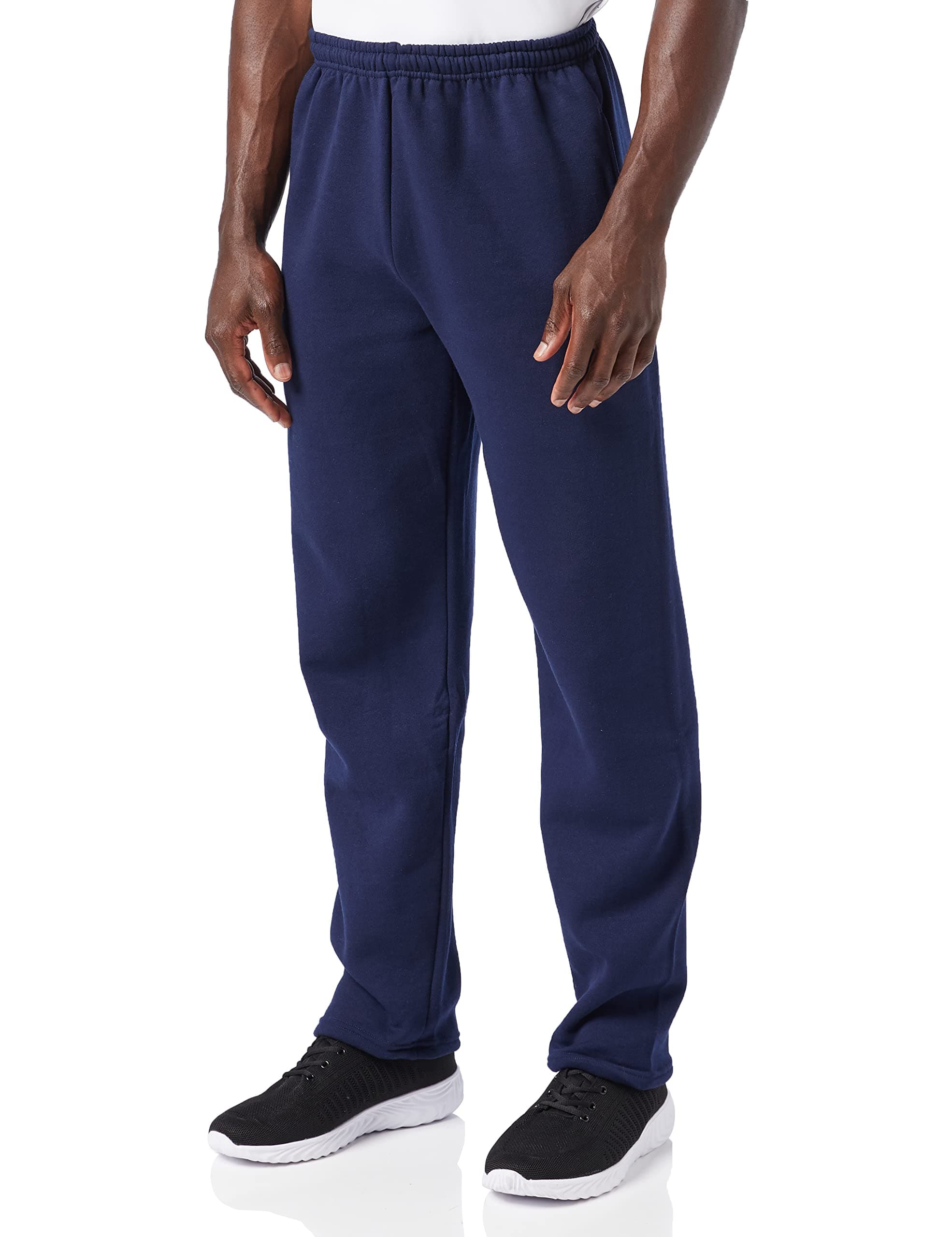 Russell Athletic Dri-Power Men's Open Bottom Sweatpants with Pockets