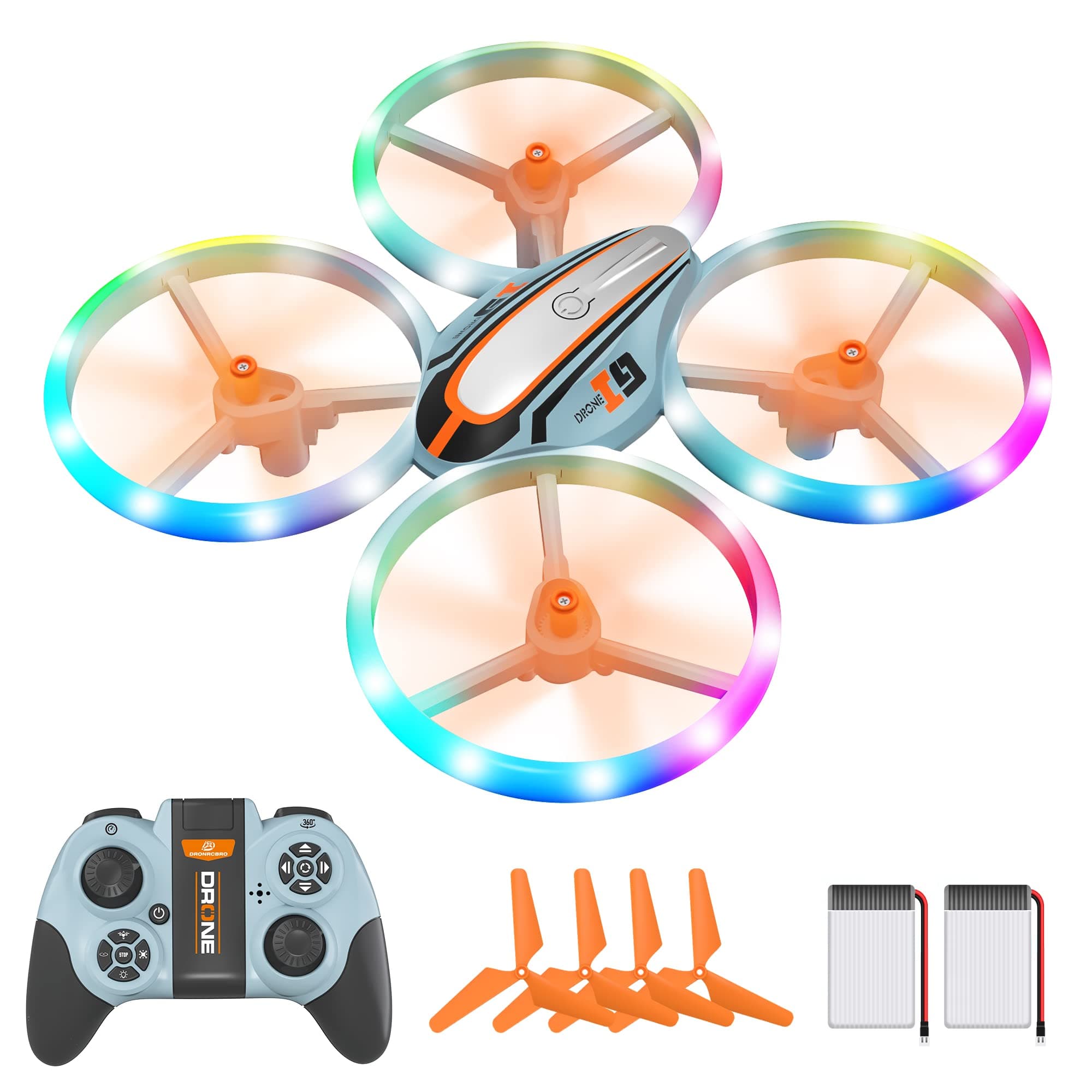 RC Mini Drone for Kids and Beginners Portable Pocket Quadcopter with Altitude Hold,One-Key Take-Off/Landing,Headless Mode and 3D Flips,Fun Gift for Boys Girls