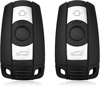 2 Replacement for 2013 2014 2015 2016 BMW CAS 1 3 5 6 Series M3 M5 M6 X1 X5 X6 Z4 Key Fob Remote Control KR55WK49127 3 Buttons 315MHz