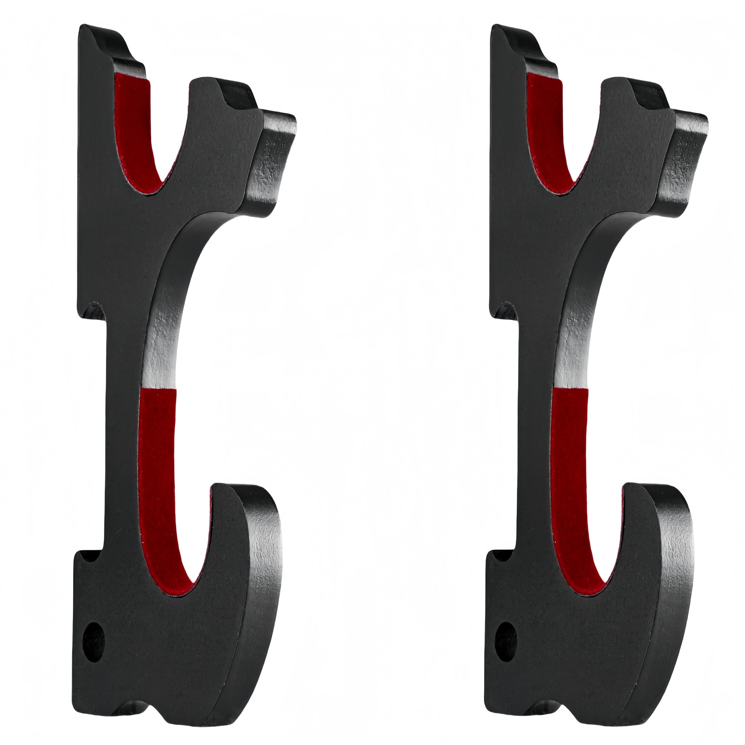 Eforlife 2/Set Sword Hook Wall Mount Samurai Sword Hanger Display Holder Adjustable for Katana Wakizashi Tanto Genji Sword Weapon Rack