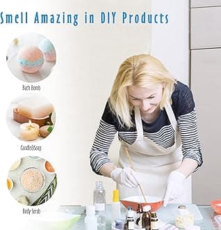 Beach Fragrance Oil for Candle Making, MitFlor Premium Scented Oils for Soap Making, Refreshing Summer Aromas, Aromatherapy Oils Gift Set, Home Fragrance, Beach Samba, Pink Sands and More, 6x10ml