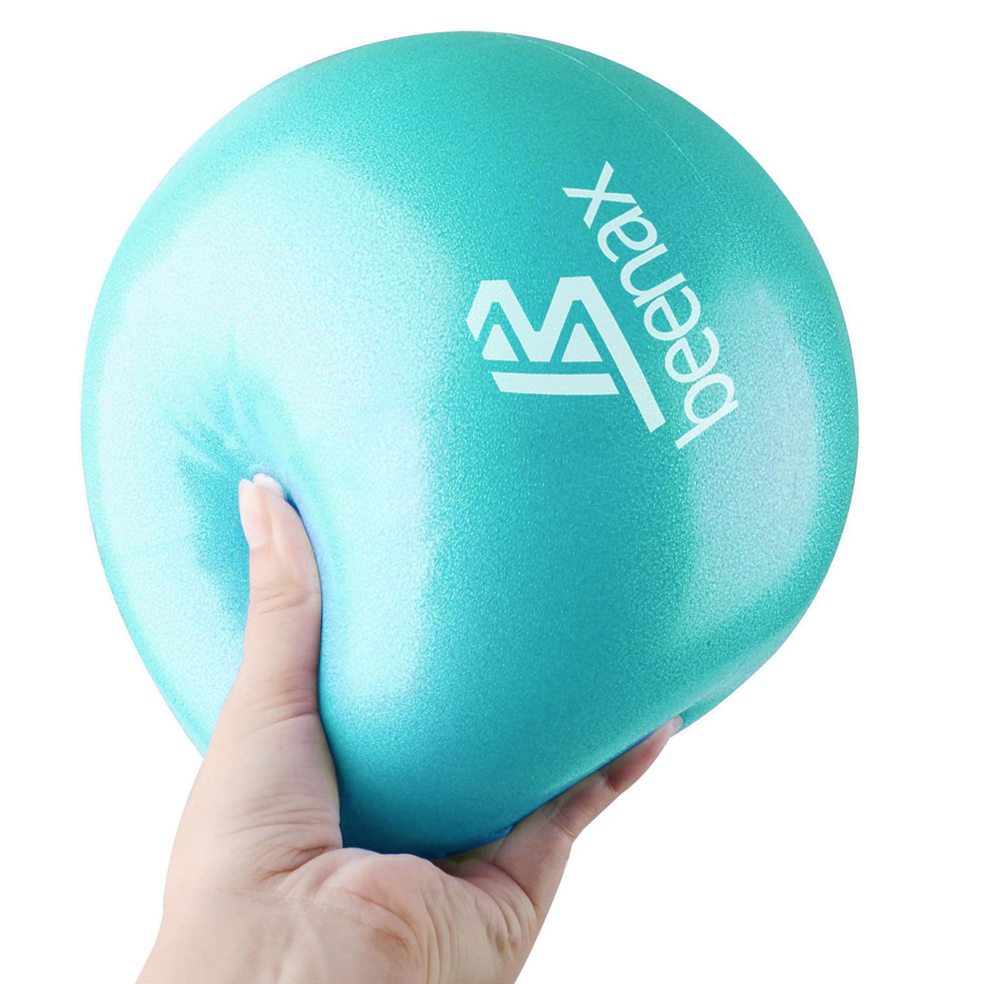 Beenax 23cm Soft Pilates Ball - 9 Inch Exercise, Mini Barre, Gym Ball - Perfect for Yoga, Pilates, Core Training, Physical Therapy and Balance (Home & Gym & Office)