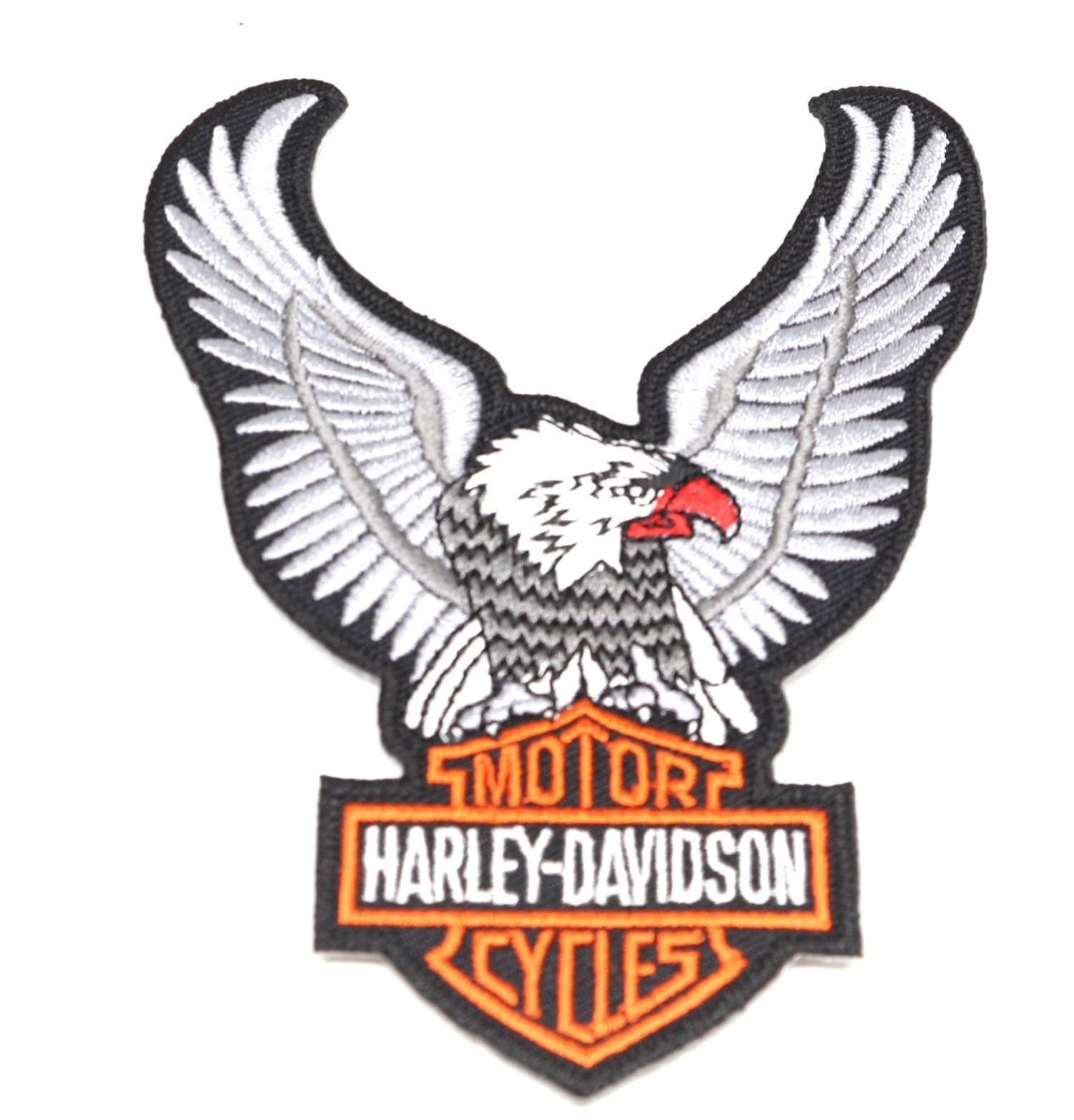 3.5"x4.5" Harley Davidson Biker Motor Cycles D.I.Y.embroidered iron on patches