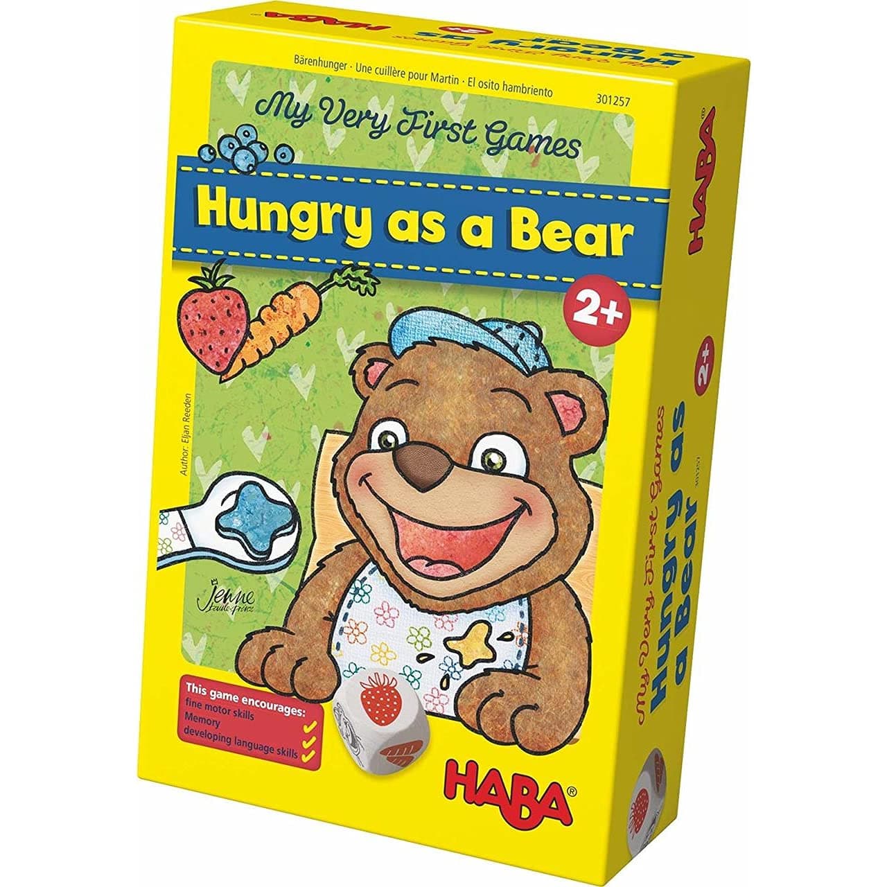 HABA 301257 My Very First Games - Hungry as a Bear - A Memory & Dexterity Game for Ages 2 and Up, German version