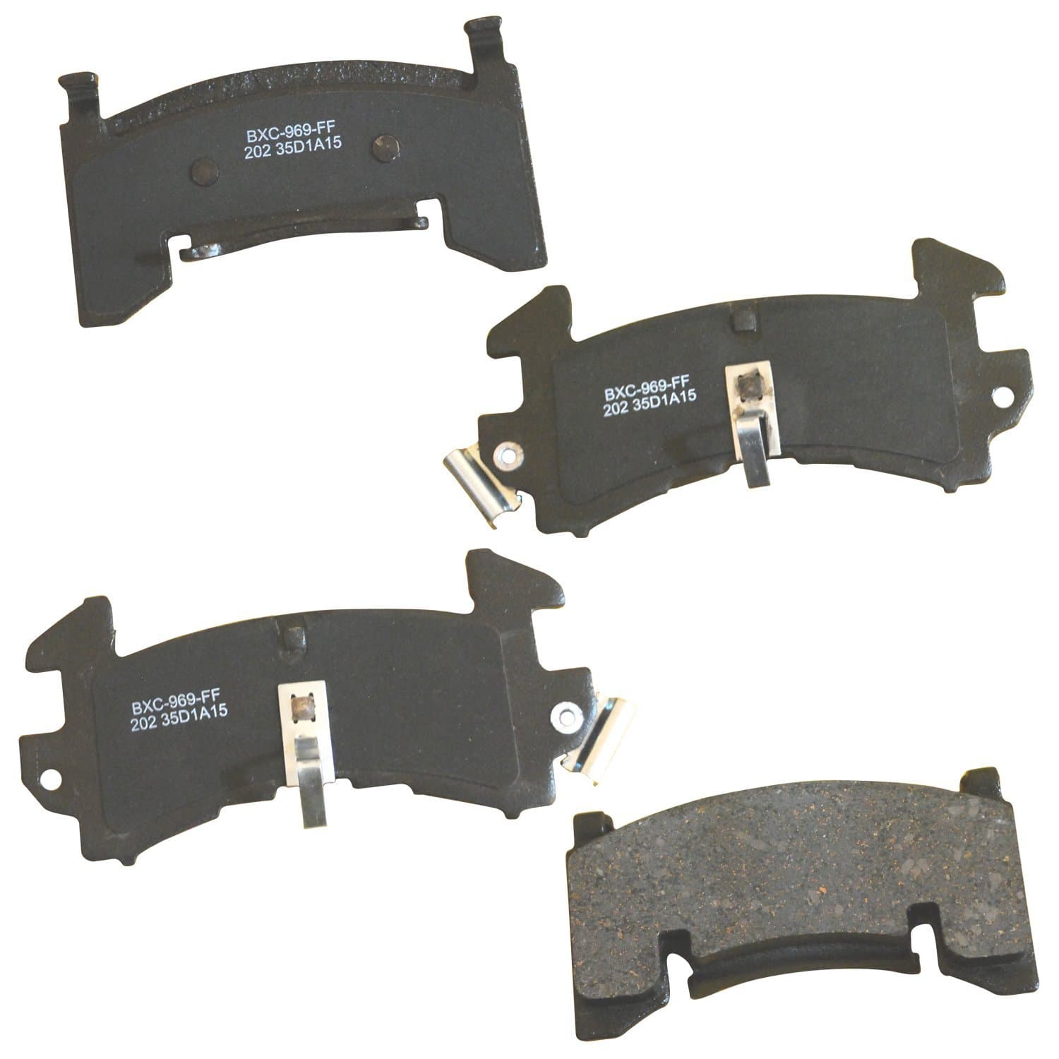 Premium SBC202 Ceramic Front Brake Pads for Chevrolet S10 1999-1998