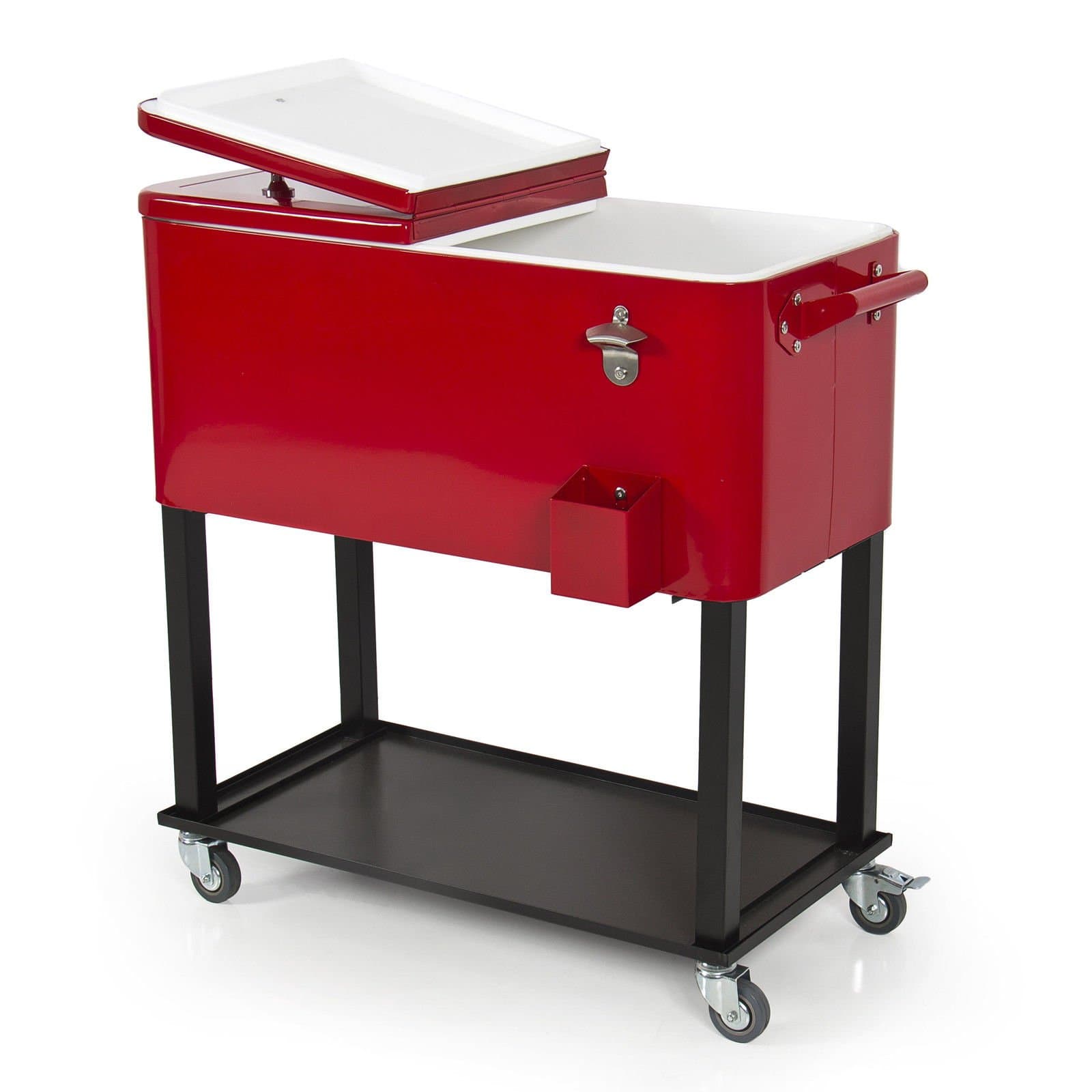 THAILAND GRAND SALE Deck Cooler Rolling 80 Quart Perfect for Any Outdoor Occasion