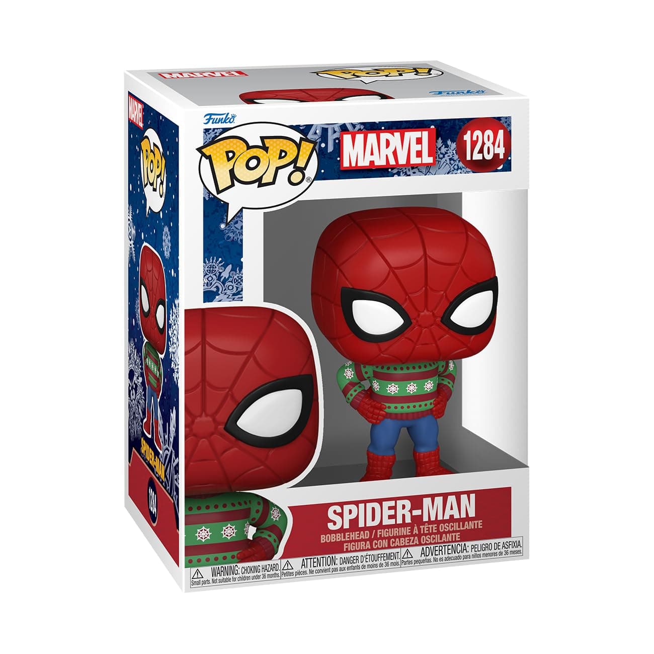 POP! Marvel: Holiday - Spider-Man - (SWTR) - Marvel Comics - Collectable Vinyl Figure - Gift Idea - Official Merchandise - for Kids & Adults - Movies Fans - Model Figure for Collectors