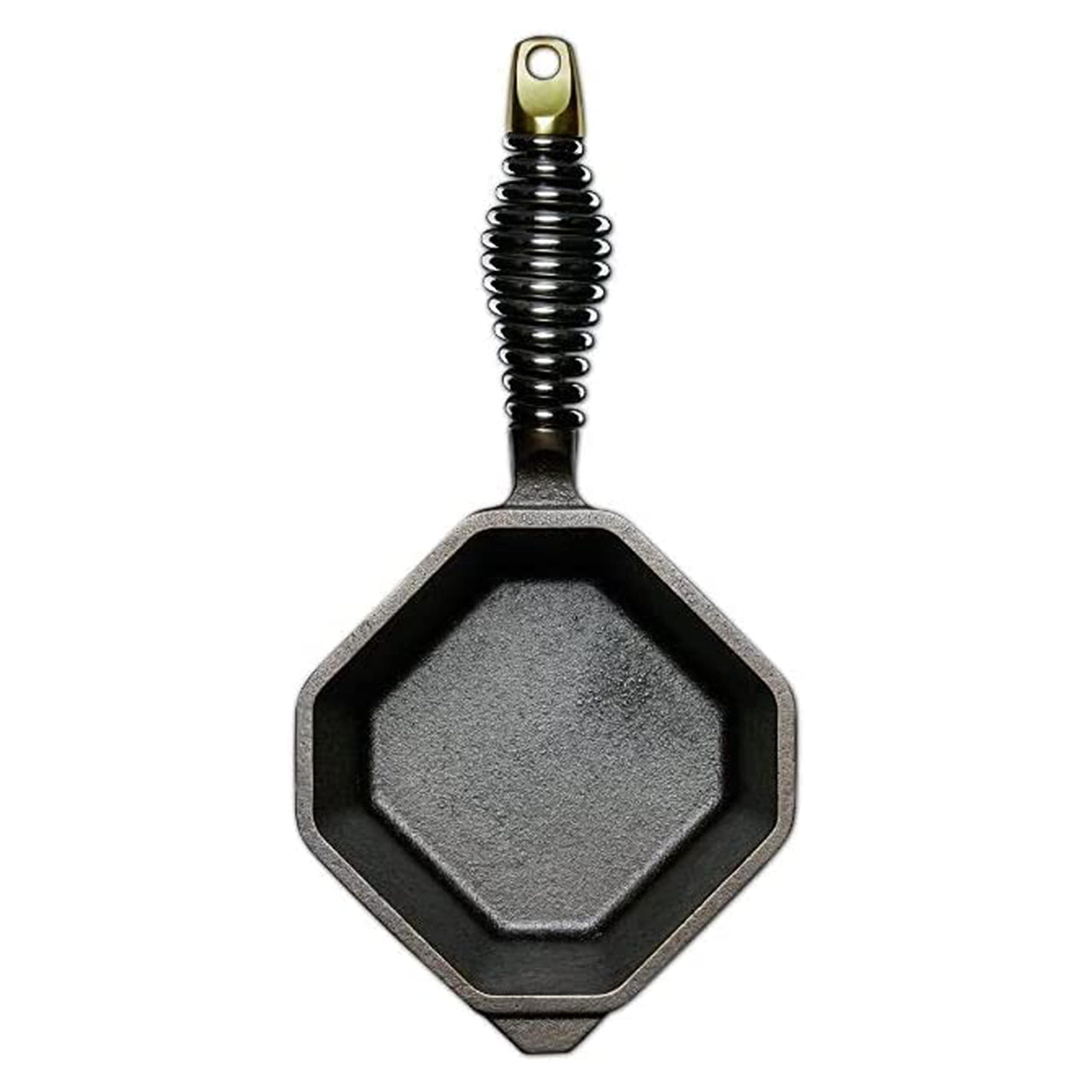 1 Quart Octagonal Cast Iron Sauce Pot, Hand Seasoned with Organic Flaxseed Oil, Heritage Quality Cookware, Handcrafted in the USA