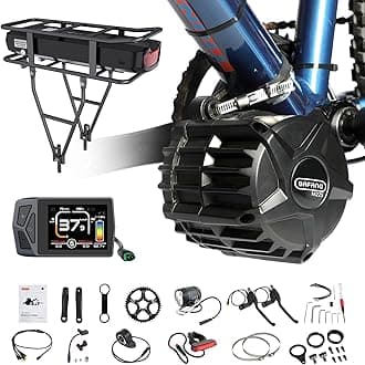 48V 750W 100MM Mid Drive Kit M625 Ebike Conversion Kit with 46T Chainwheel Electric Bike Conversion Kit Mountain Bike Road Bike with Display Optional & Battery