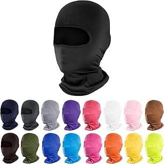 1-6 Pack Balaclava Face Mask, Ski Mask for Men Women, UV Protection Windproof Scarf for Motorcycle Snowboard Cycling