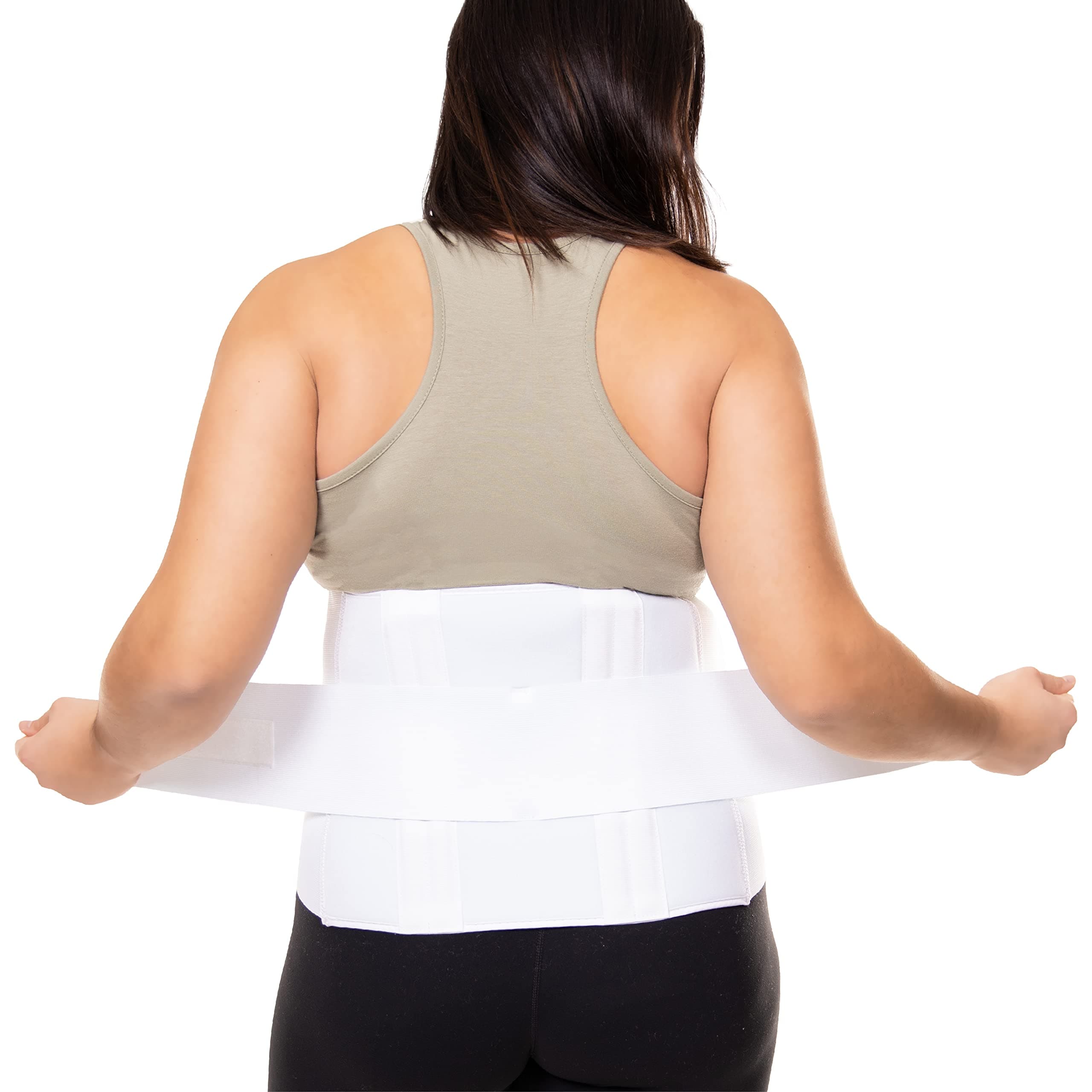 Plus Size Back Brace for Lower Back Pain - Bariatric Big and Tall Lumbar Back Support Belt Girdle for Injury Recovery and Pain Relief in Extra Large, Obese Women and Men (7XL)