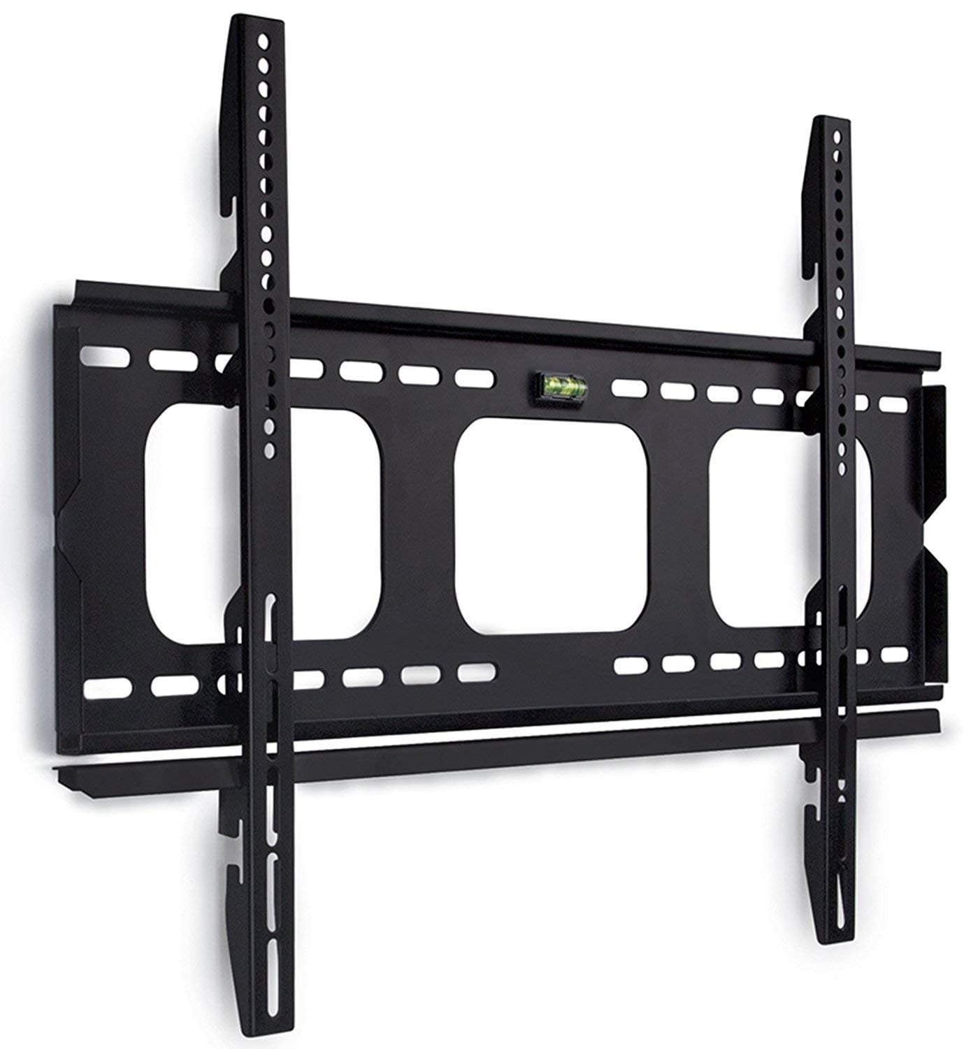 Mount-It! Mount-It! Low-Profile TV Wall Mount 1" Slim Fixed Bracket for 32, 40, 42, 48, 49, 50, 51, 52, 55, 60 inch TVs VESA Compatible up to 600 x 400 Black