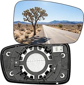 Passenger Side Mirror Replacement for Hyundai Sonata 2011 2012 2013 2014 - Right Side Mirror Glass, Rear View Mirrors Glass with Power Heated for Hyundai Sonata 2011-2014