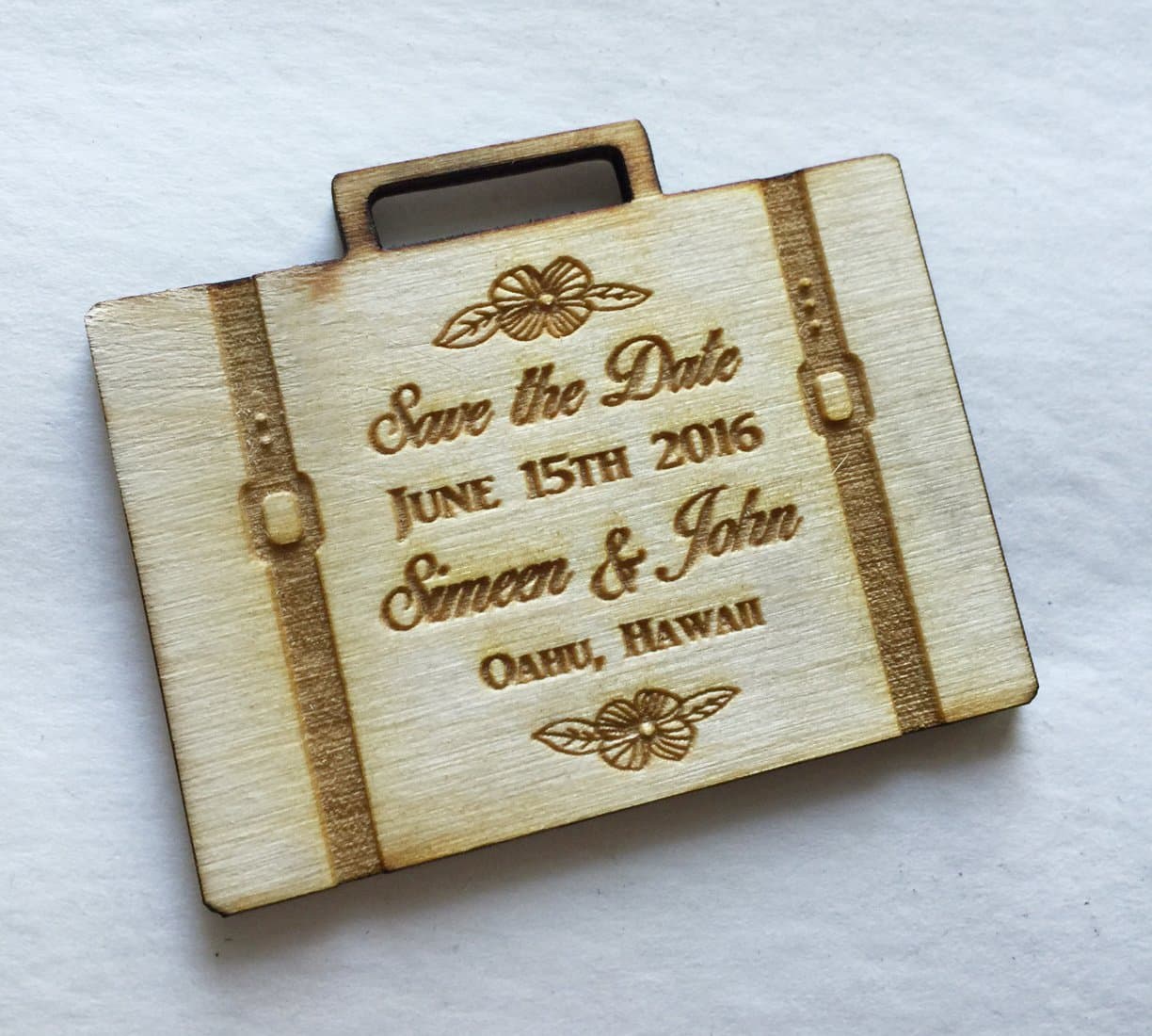 25 Destination Wedding Save the Date Magnets - Wedding