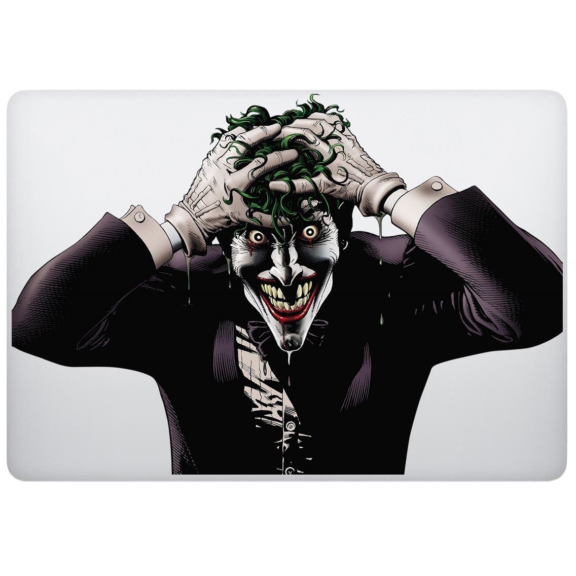 Joker Sticker Decal with Comics Hero Design, Computer Sticker, Laptop Sticker, MacBook Sticker, Ipad Sticker, Computer Decal, Laptop Decal, Ipad Decal. Cool Accessories for Laptop, MacBook, Ipad.