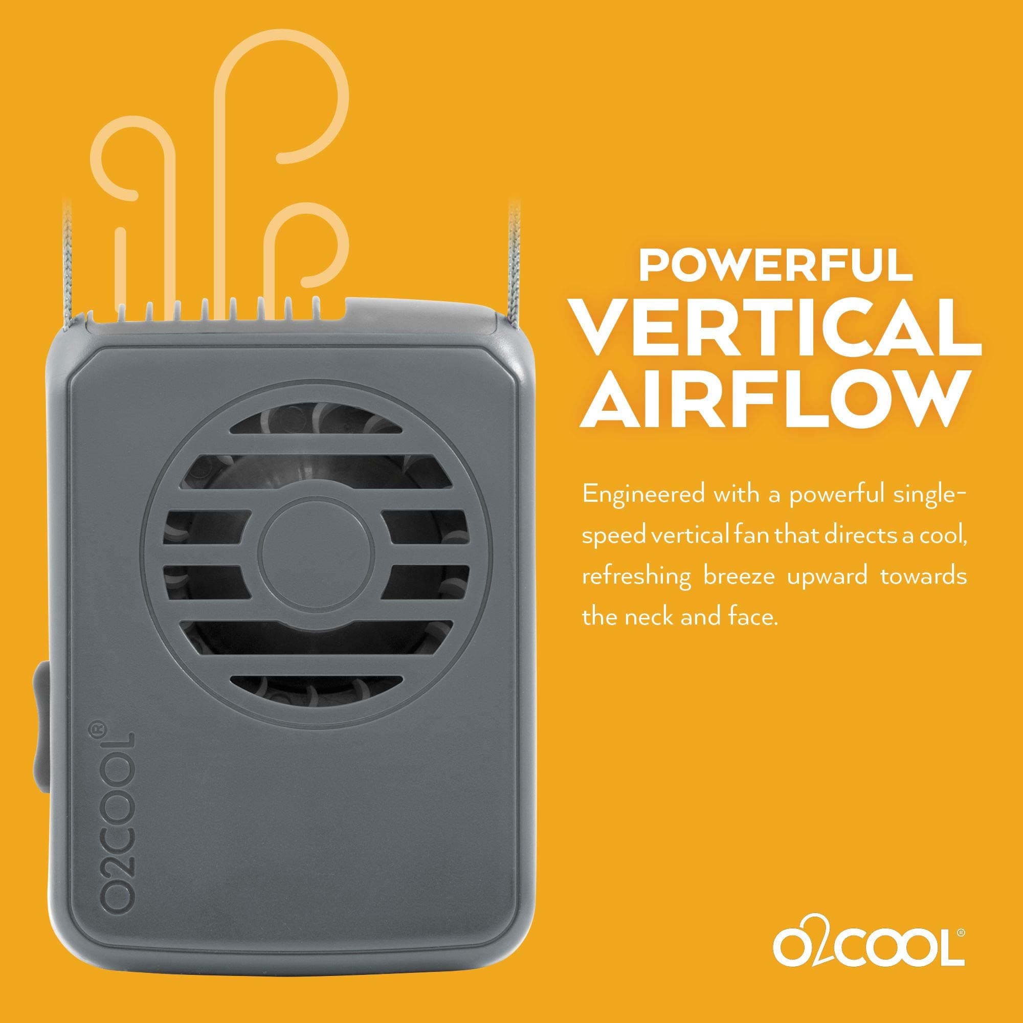 O2COOL Deluxe Necklace Fan
