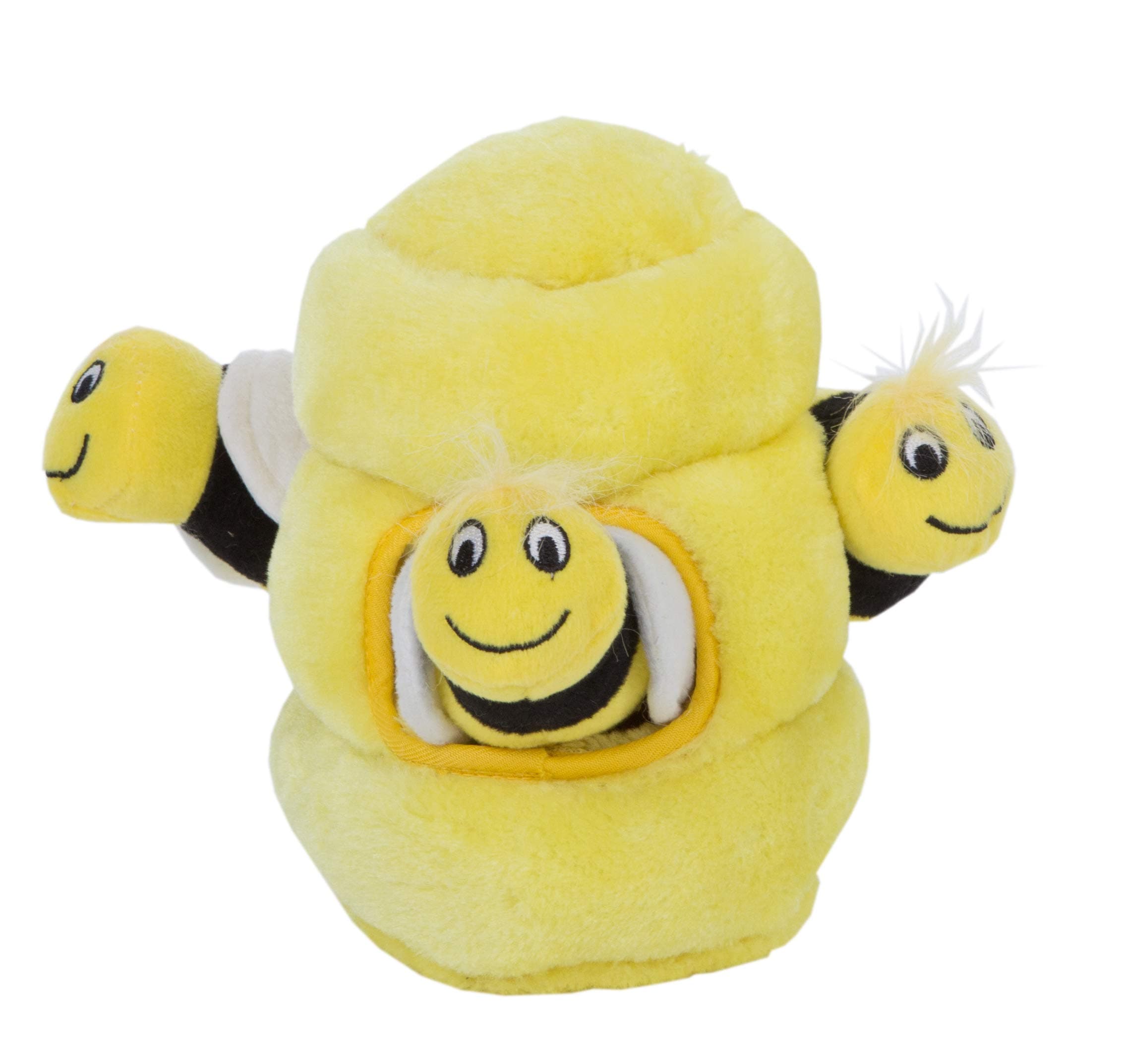 Outward Hound Hide A Bee Plush Dog Toy Puzzle, Large