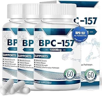 Peptide Capsules Pro-High Potency,New Upgrades Protective,Gluten Free Supplement,1000 Mcg-60 Capsules