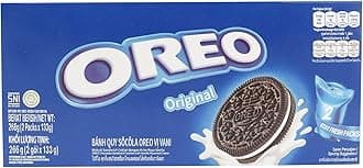 OREO Gift Box( OREO Chocolate Sandwich Cookies with Vanilla Flavored Cream 266GM( 2 X 133GM) Imported.