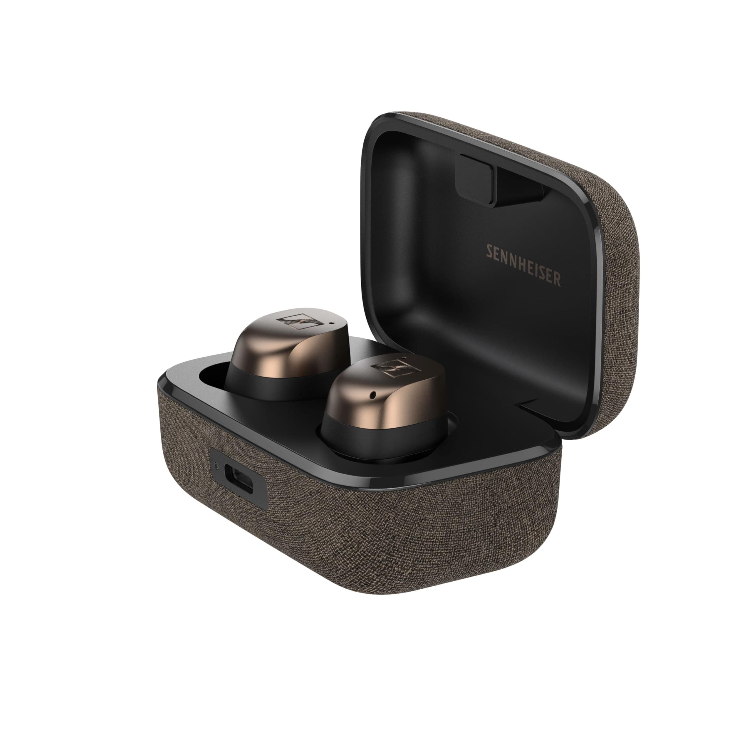 Sennheiser MOMENTUM True Wireless 4 Smart Wireless Bluetooth Earbuds, Crystal-Clear Sound, Noise Cancelling Earbuds, Comfortable Design, Up to 30 HR Playtime, Adaptive ANC, Auracast - Black Copper